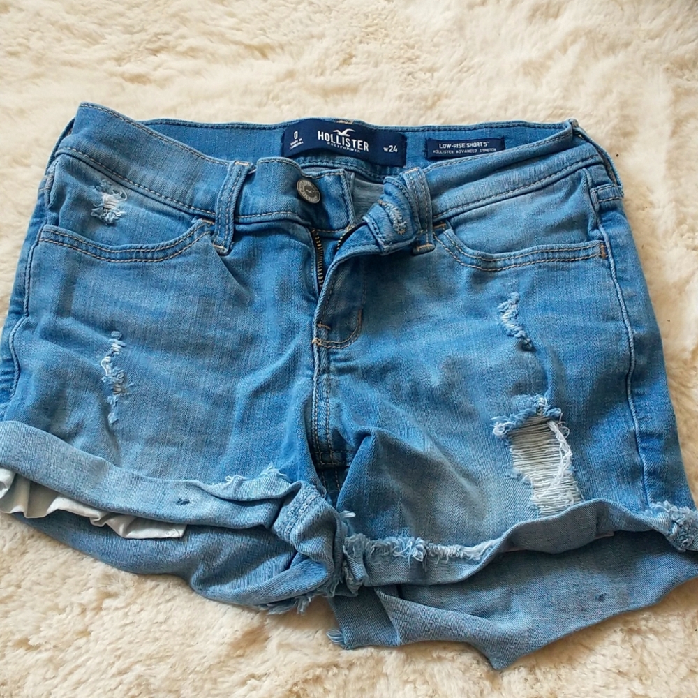Hollister Low Rise Jean Shorts